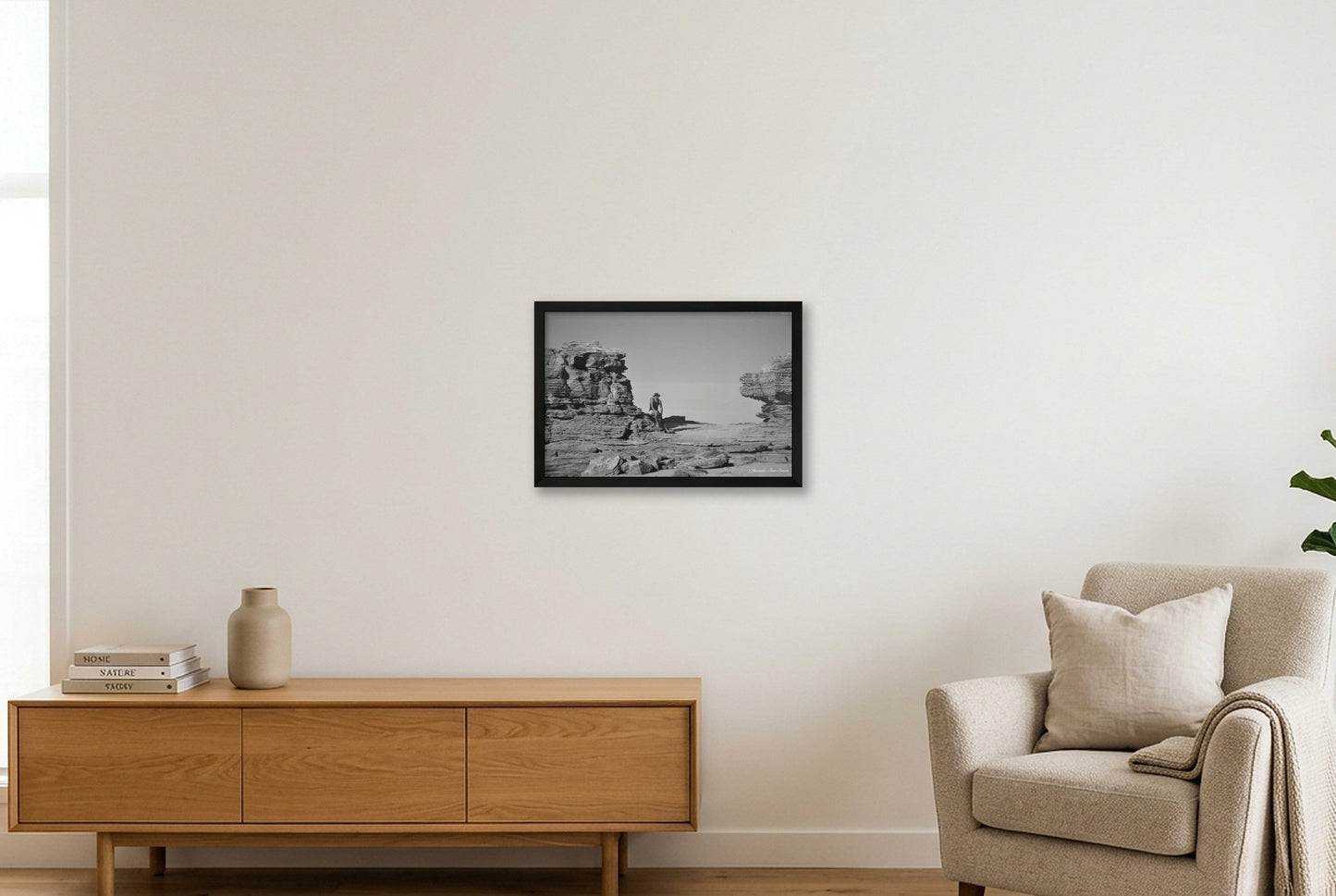 RETRO AUZI OUTBACKER — 45×30cm, 18×12" Black Frame