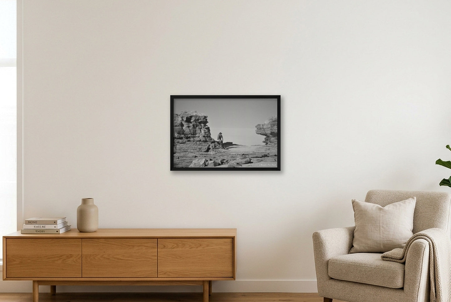 RETRO AUZI OUTBACKER — 60×40cm, 24×16" Black Frame