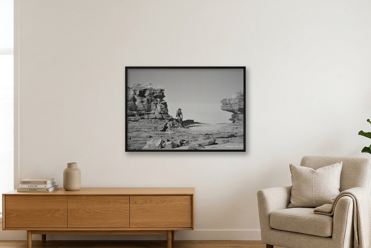 RETRO AUZI OUTBACKER — 100×70cm, 39×28" Black Frame