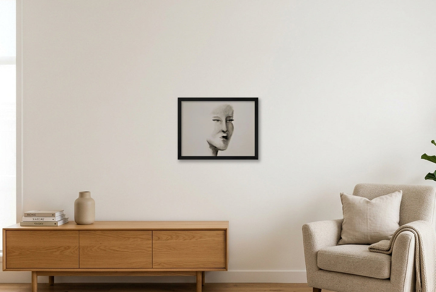 THE QUIET GAZE Fine Art Limited Edition Print  — 40×30cm, 16×12" Black Frame