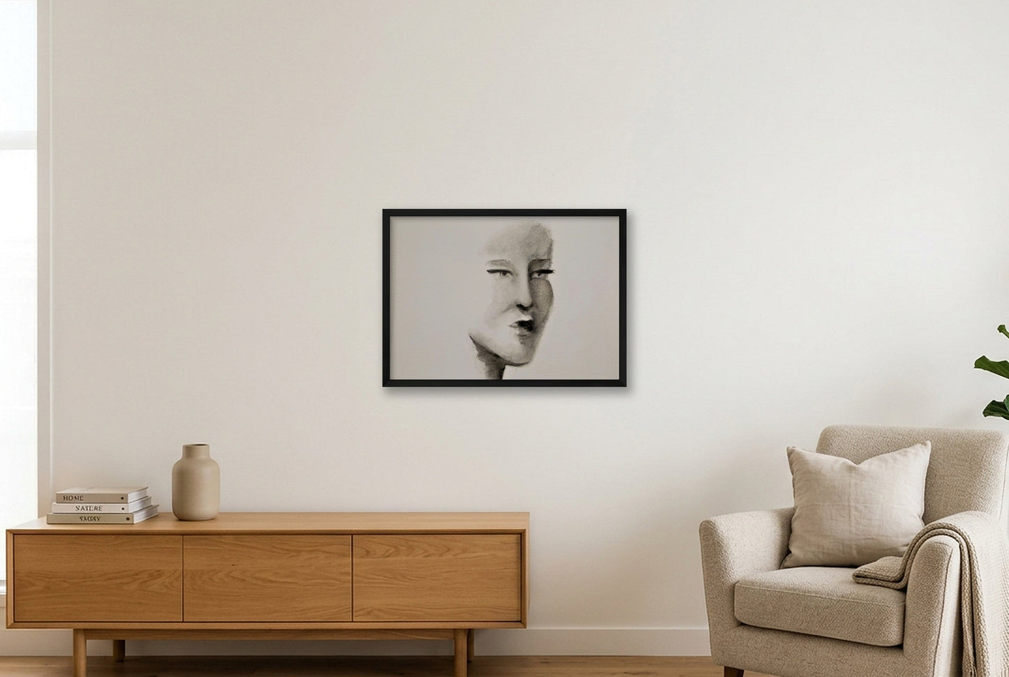 THE QUIET GAZE Fine Art Limited Edition Print  — 59×42cm, 23×17" Black Frame